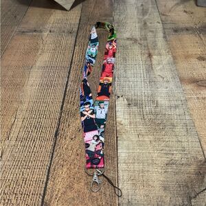 Haikyu Bokuto Anime Collectible Character Lanyard ID Badge Clip phone loop
